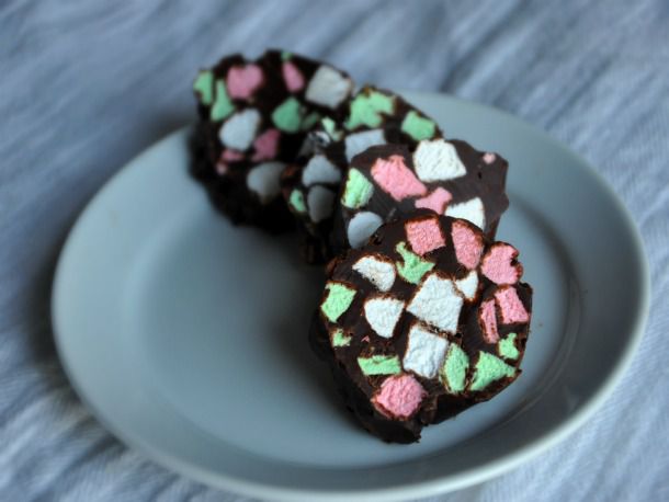 Stained glass windows cookies on a plate. 