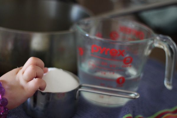 Cook up sugar + water