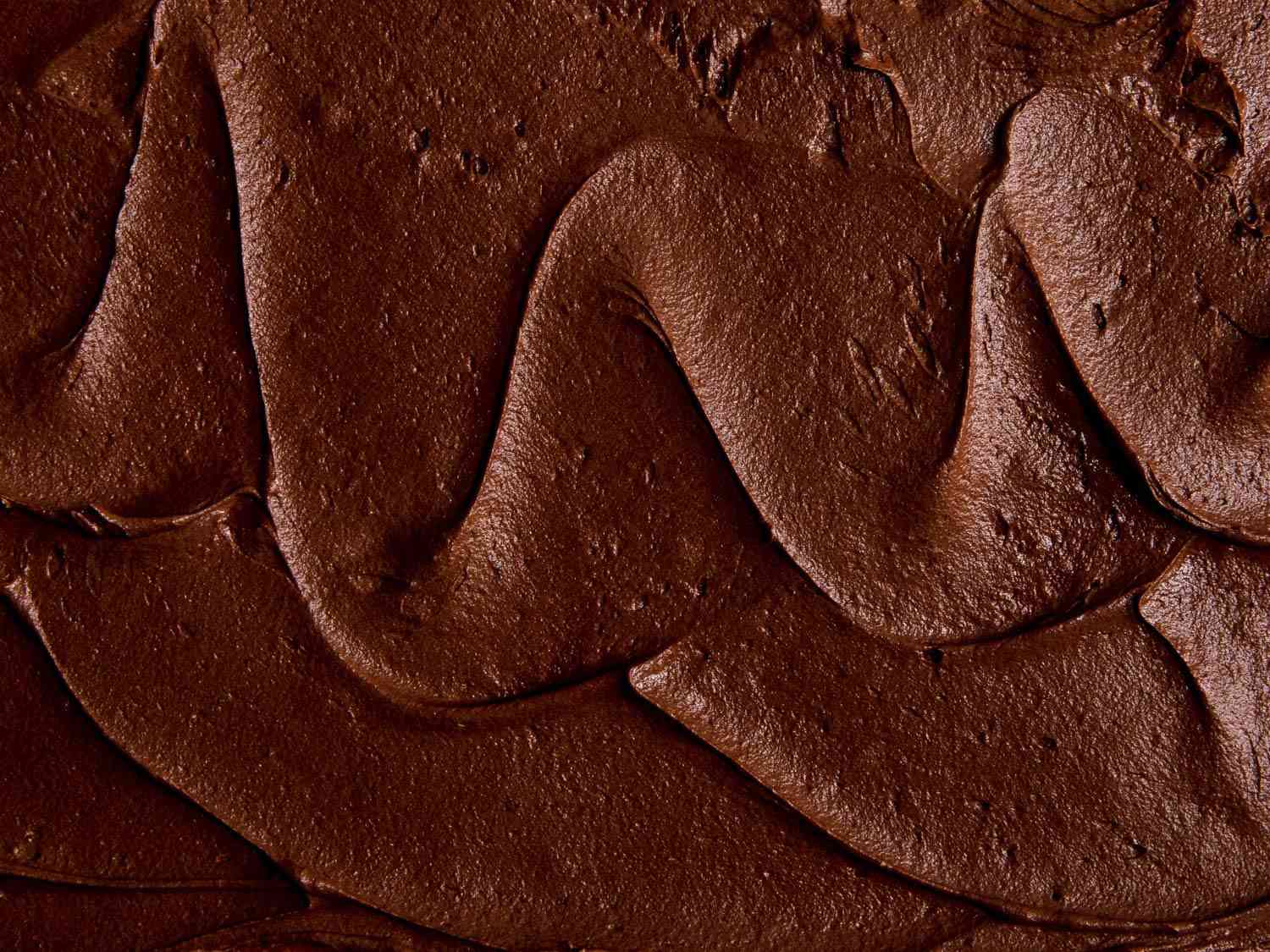 thick and creamy consistency of American-style chocolate buttercream