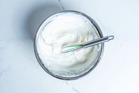 Kuhn Rikon Silicone Rainbow Whisk in a bowl