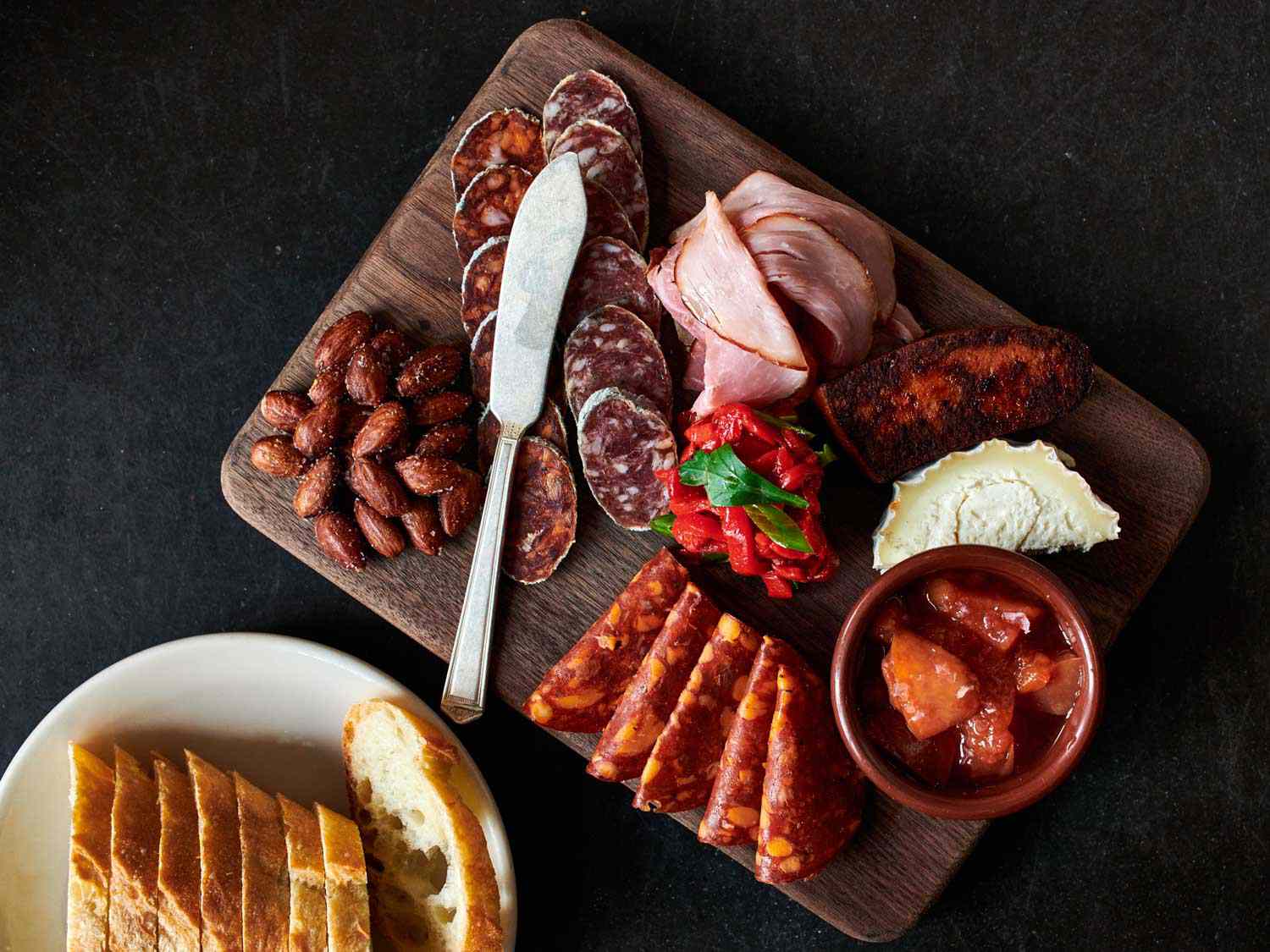 A charcuterie board served at Olympia Provisions Public House