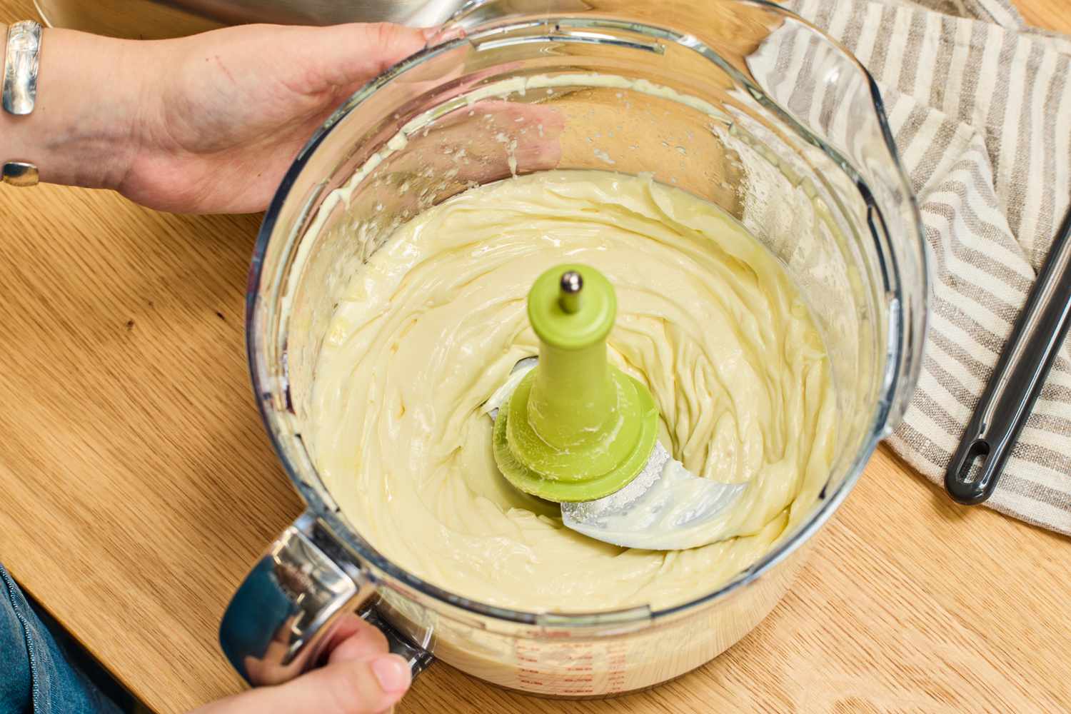 Food pureed in the Breville BFP838BSS1BNA1 16-Cup Paradice Food Processor