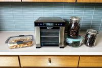 The Magic Mill food dehydrator on a kitchen countertop