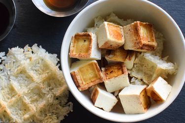 20141201-waffled-sticky-rice-and-tofu-overhead2-daniel-shumski.jpg