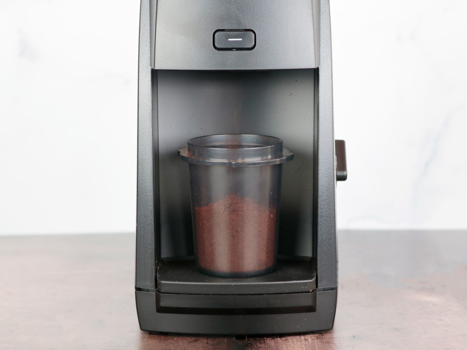 coffee ground directly into an espresso dosing cup