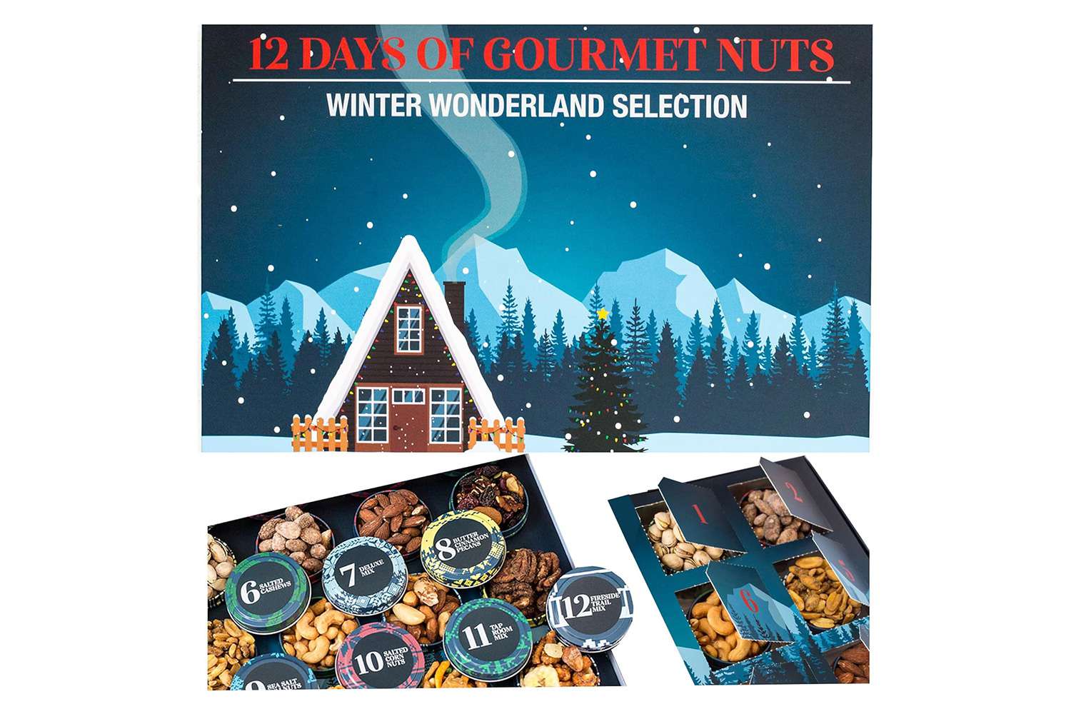 Amazon SUGAR PLUM Advent Calendar 2024-12 Unique Snacks