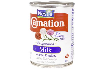 A can of Carnation evaporated milk