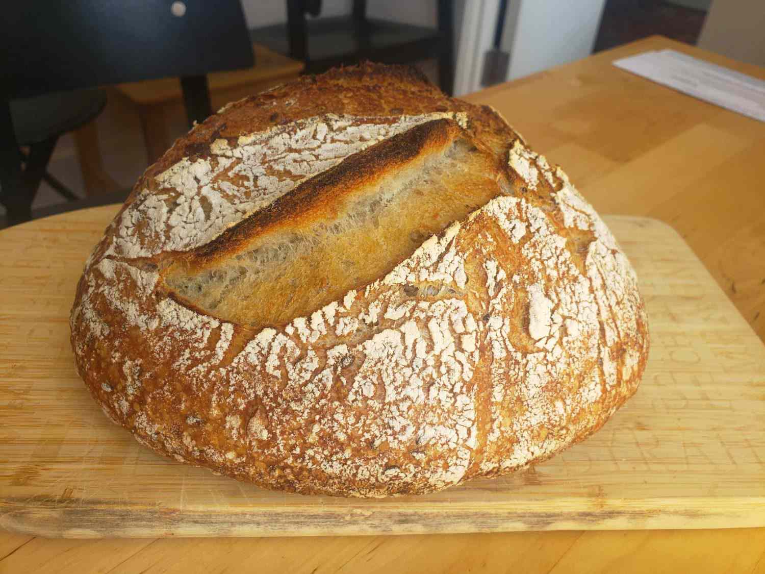 Daniel DK's beautiful bread, side view