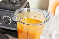 Orange smoothie in the Vitamix 7500 Blender