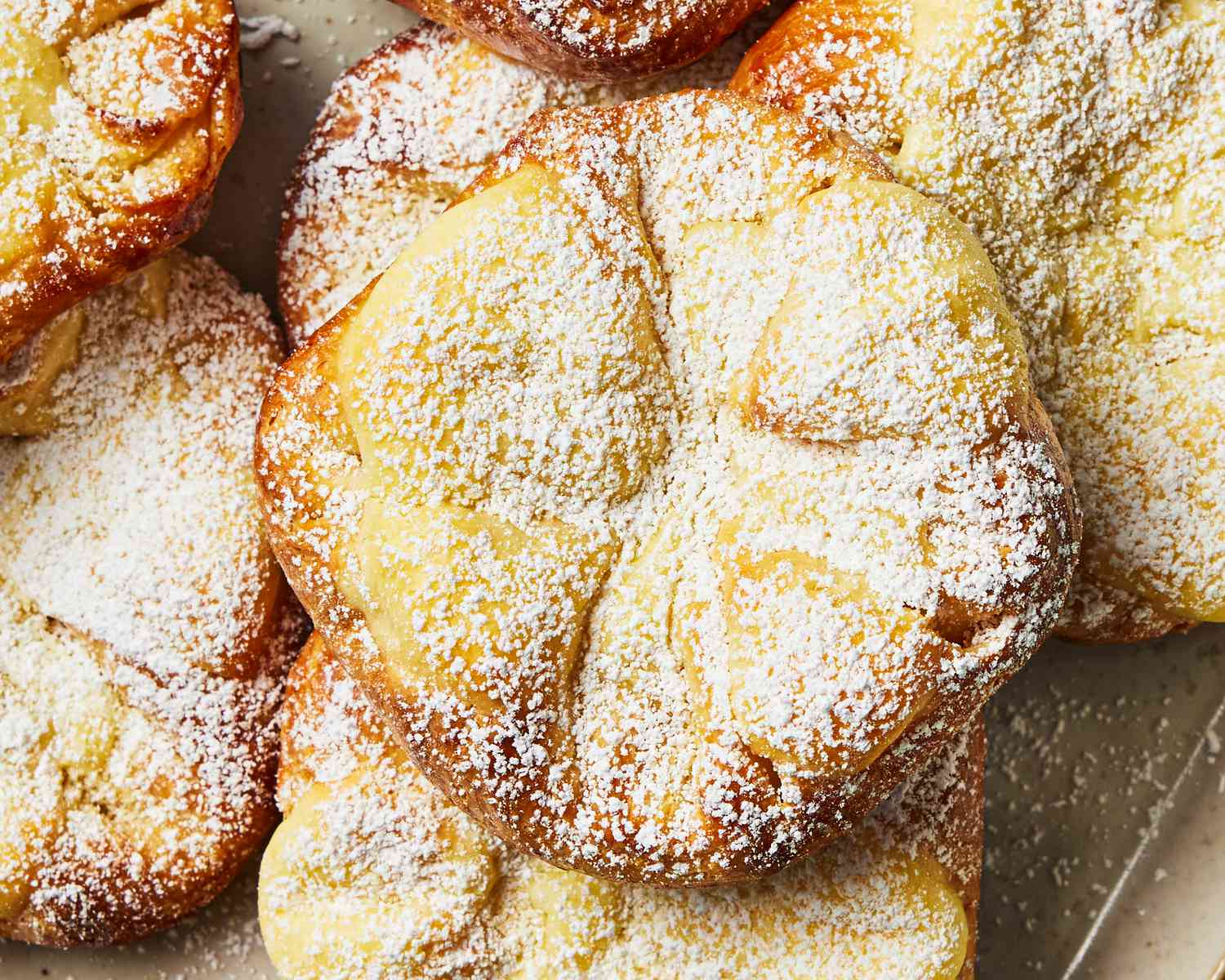 Close up of a cheese danish