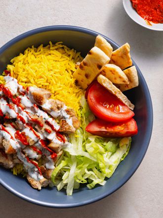 Halal cart-style chicken and rice