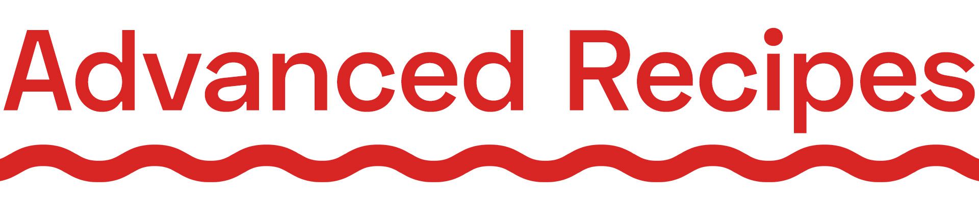 Advanced Recipes header