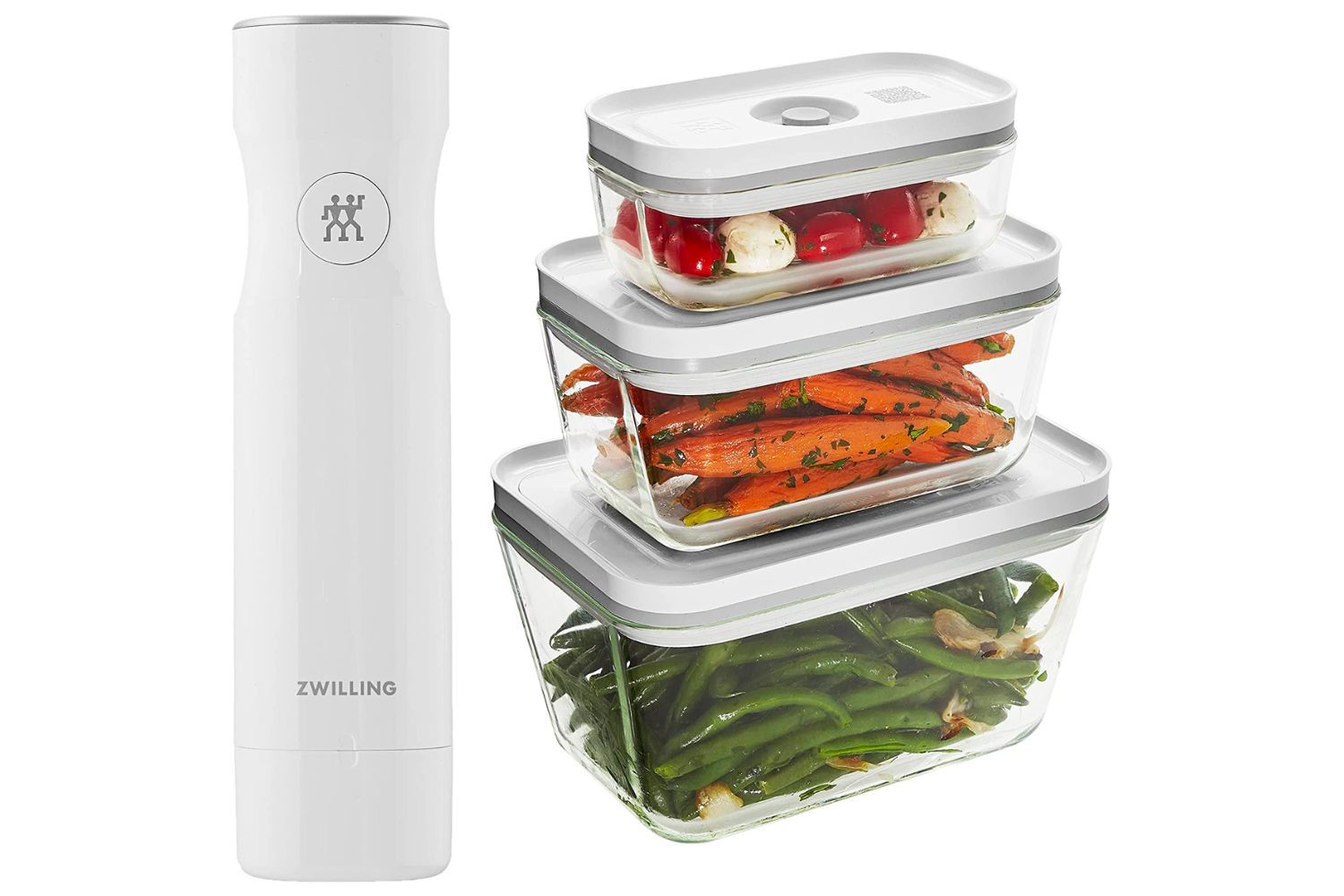 Zwilling Glass Food Storage Container + Vacuum Sealer Pump