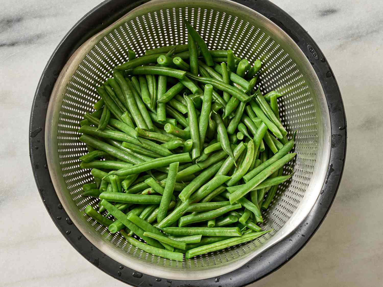 Overhead of string beans straining 