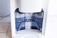 view of the dispenser area