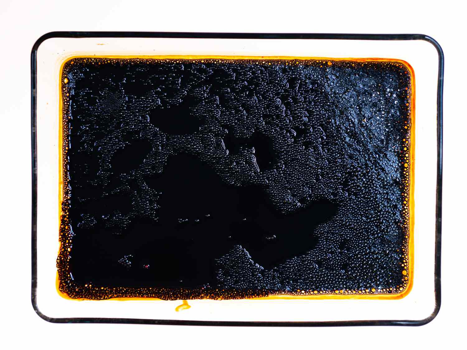 Pomegranate molasses cooked in an oven