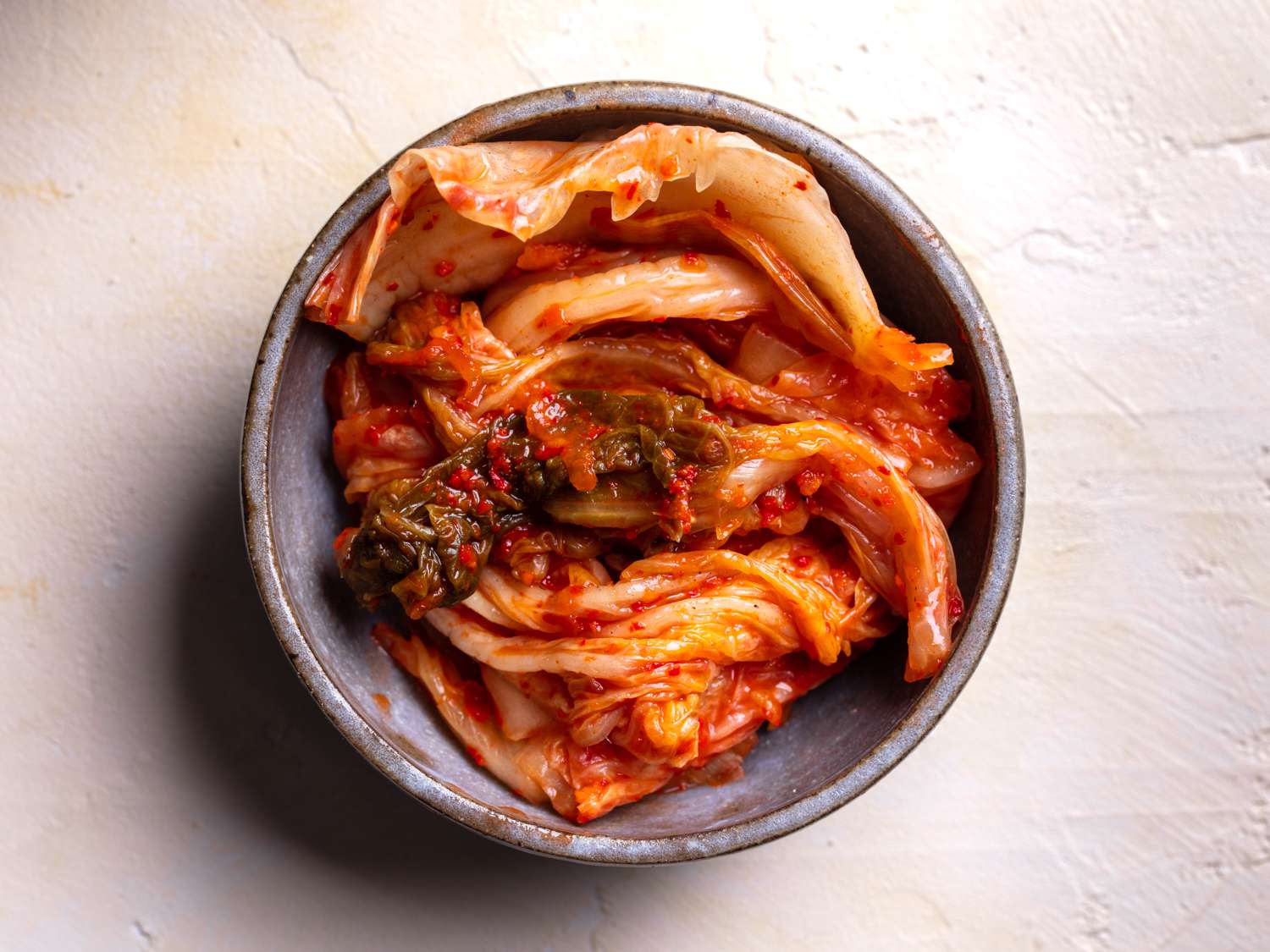 a serving of Beachu kimchi in a small bowl