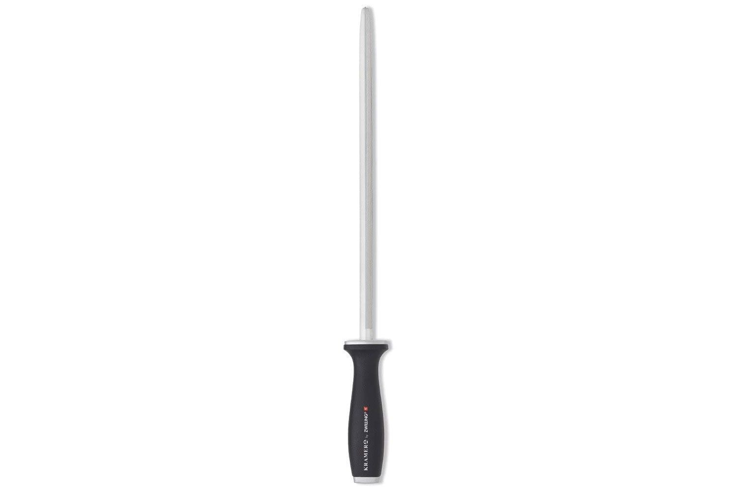 ZWILLING KRAMER ACCESSORIES 12.25-INCH DOUBLE-CUT HONING STEEL WITH PLASTIC HANDLE