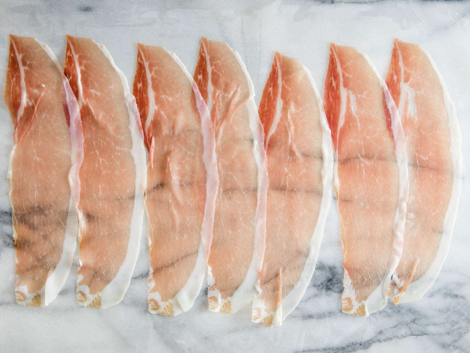 Paper-thin slices of speck