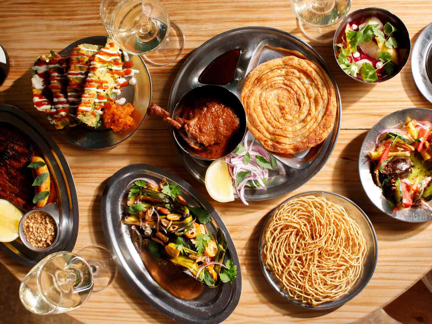 Tablescape from Gran Dabbang