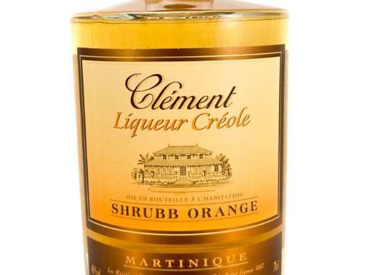 A 'Clément Liqueur Créole' Orange liqueur bottle