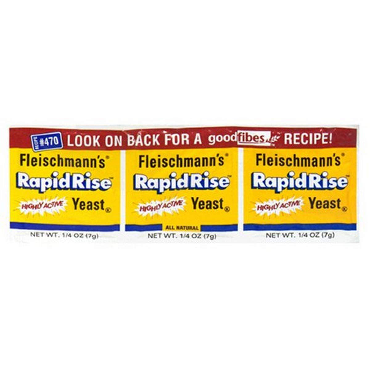 Fleischmann's Rapid Rise Yeast, 0.75 oz (3 Count)