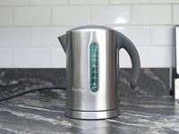 closeup of breville kettle