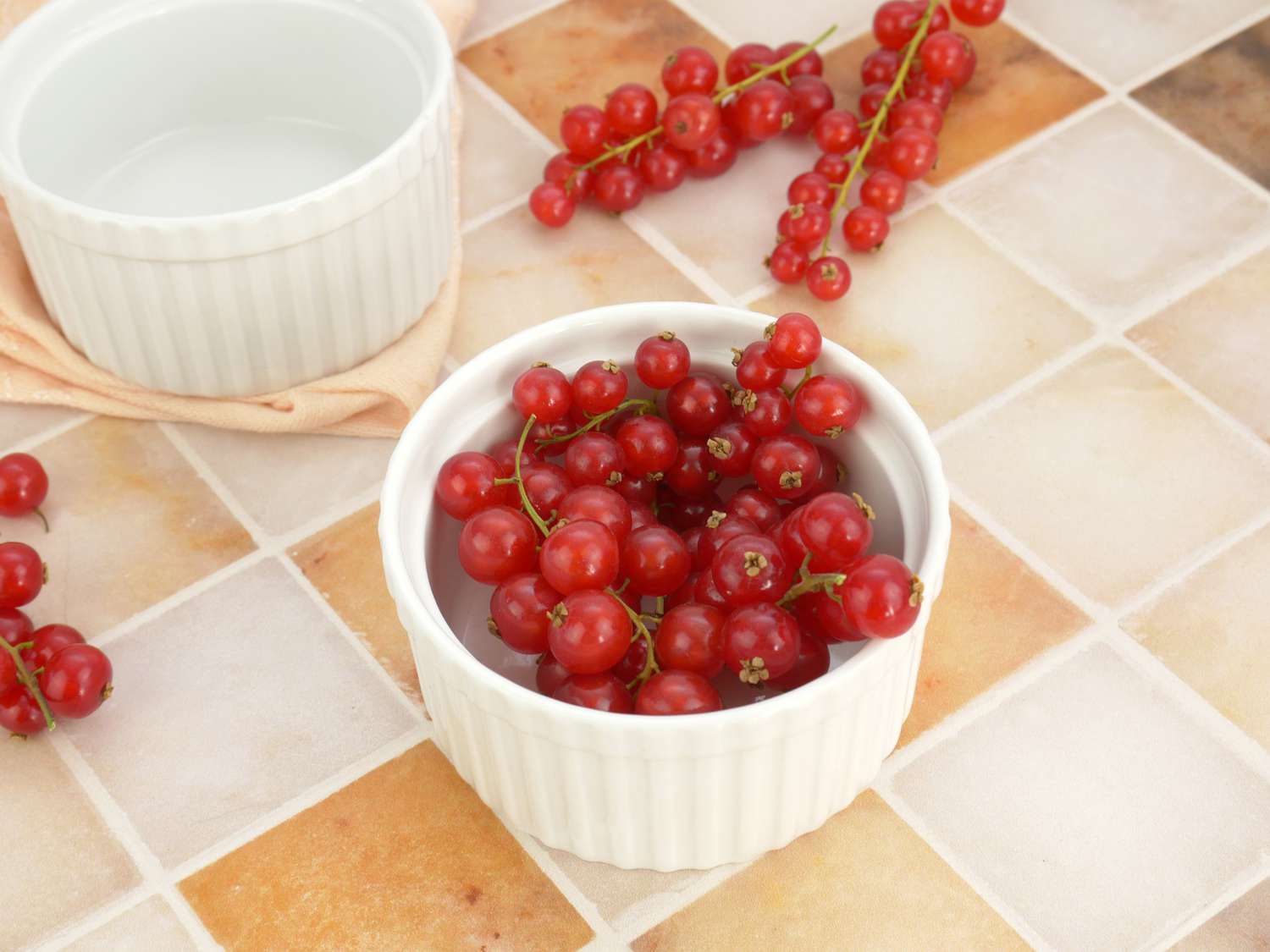 crate and barrel ramekins with berries