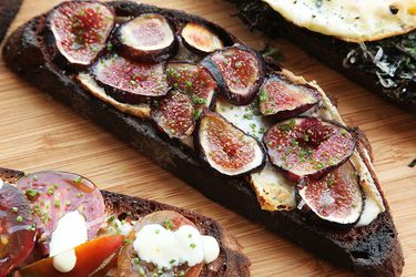 Taleggio Cheese and Mission Fig Tartine