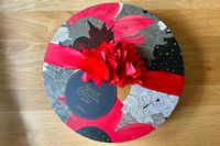 The Dandelion Chocolate Advent calendar, wrapped with a bow