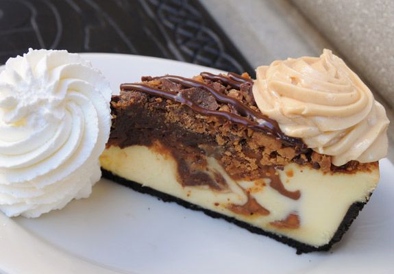 Adam’s Peanut Butter Cup Fudge Ripple Cheesecake