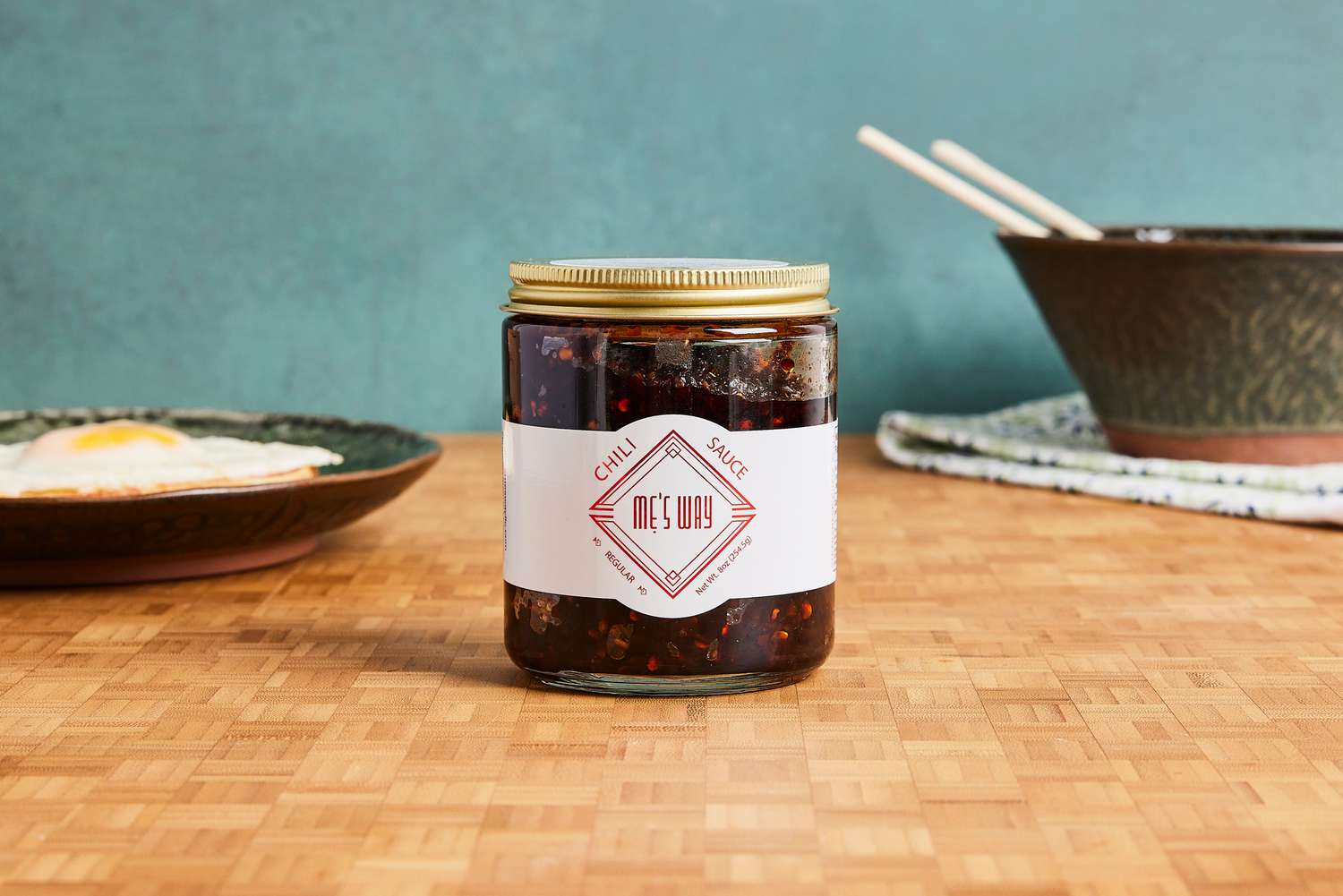 Best Chili Crisp on a table