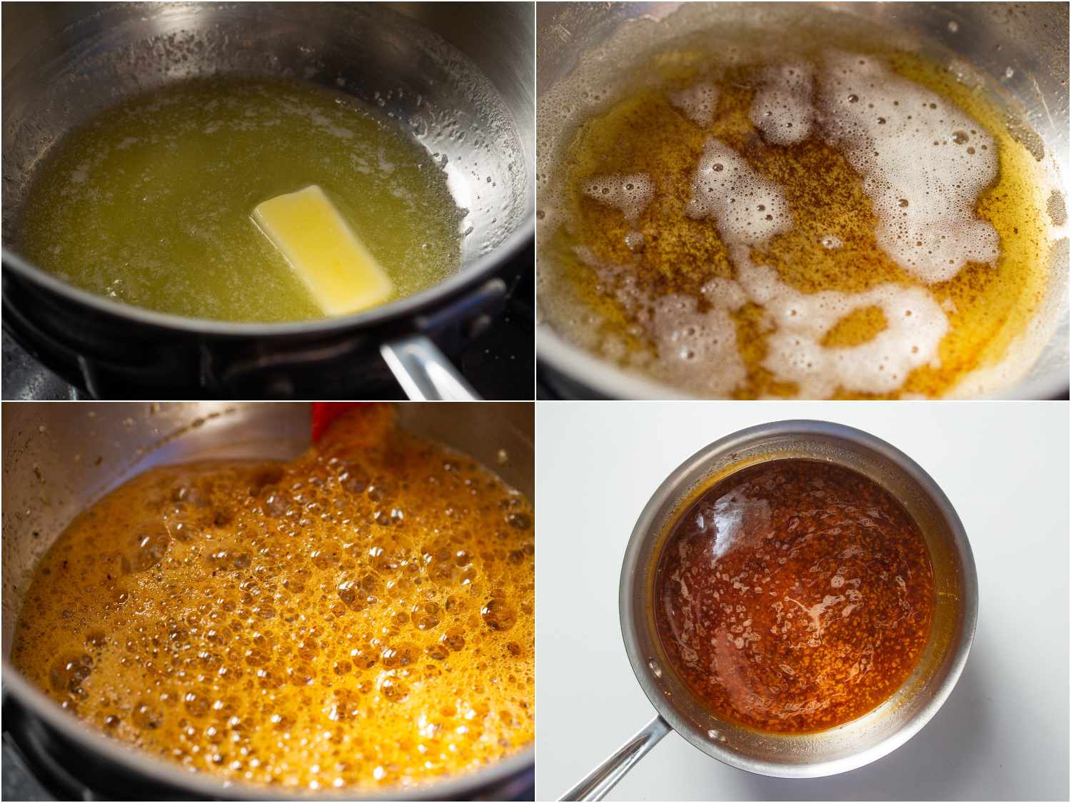collage: making a broth for gnudi