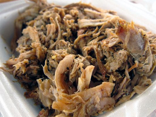 North Carolina style pulled pork barbecue