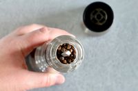 Person holding Cole & Mason Derwent Pepper Grinder