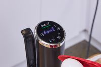 The digital display on the Instant Accu Slim Sous Vide Immersion Circulator