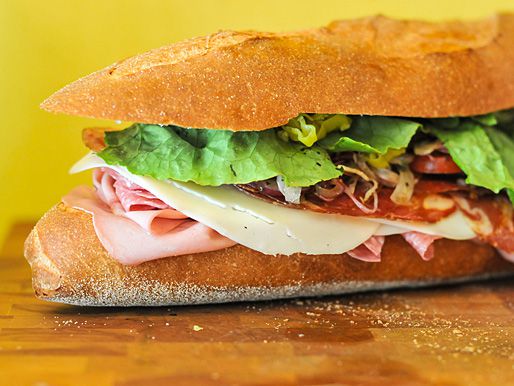 Profile view of the assembled sandwich