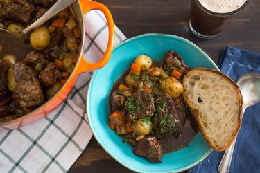 Rich and Flavorful Guinness Beef Stew With Potatoes