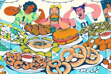 Illustration of a Game Day Fest