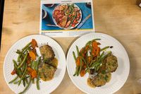 Marley Spoon meals on plates