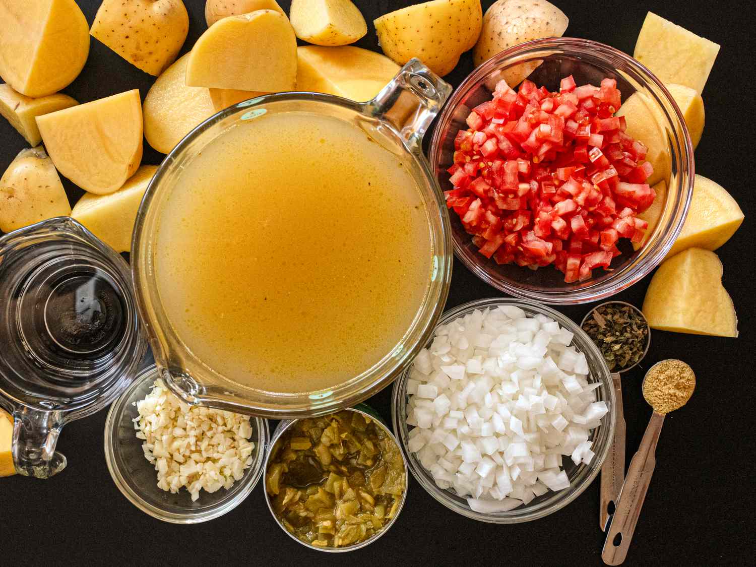 Overhead of ingredients