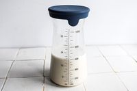 strained nut milk in the chefn carafe