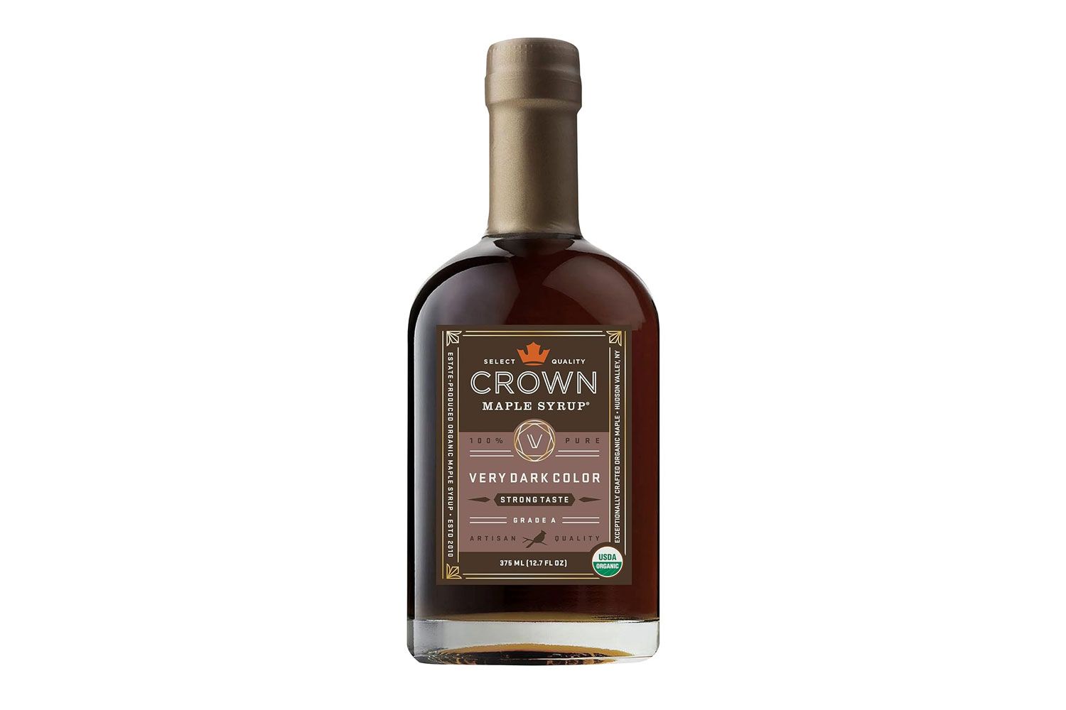 Crown Maple Very Dark Color, Strong Taste Certified Organic Maple Syrup