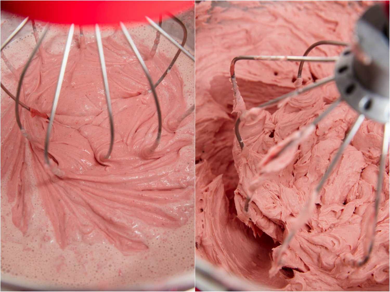 pink cheesecake filling