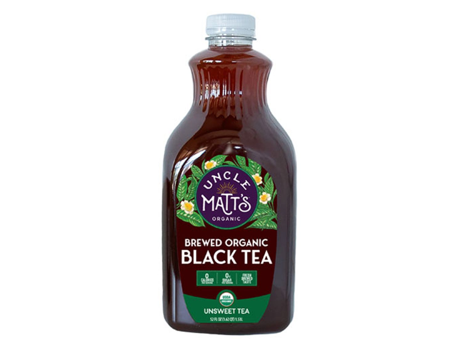 Photo of Uncle Matt's Brewed Organic Black Tea Unsweet Tea