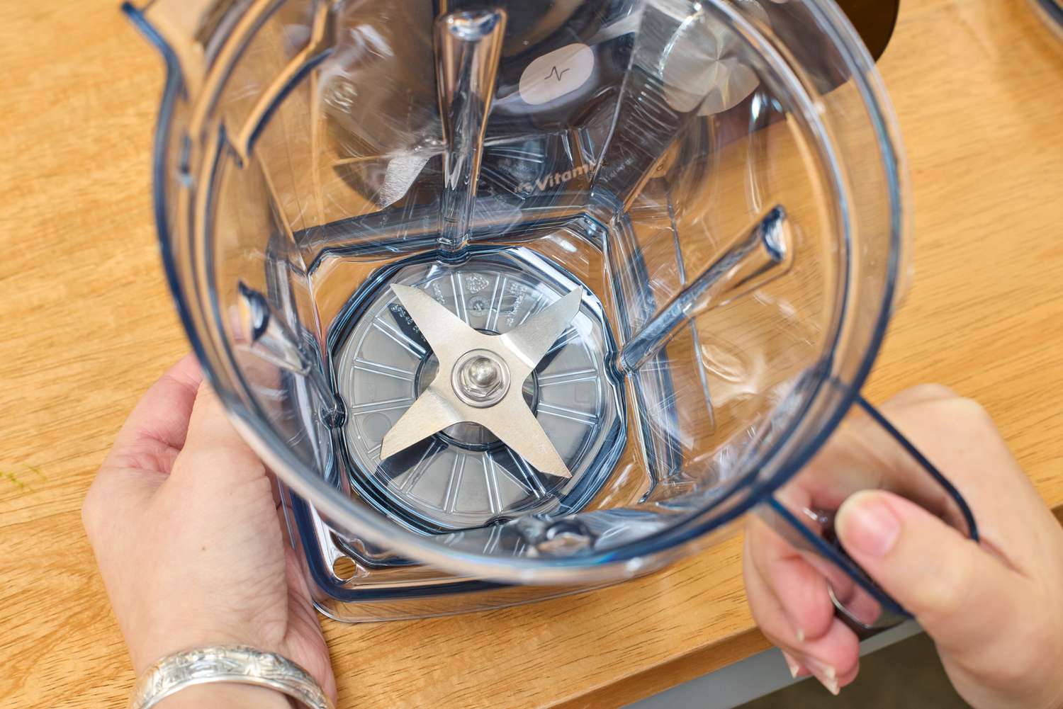 An overhead view of the Vitamix Ascent X5 Blender