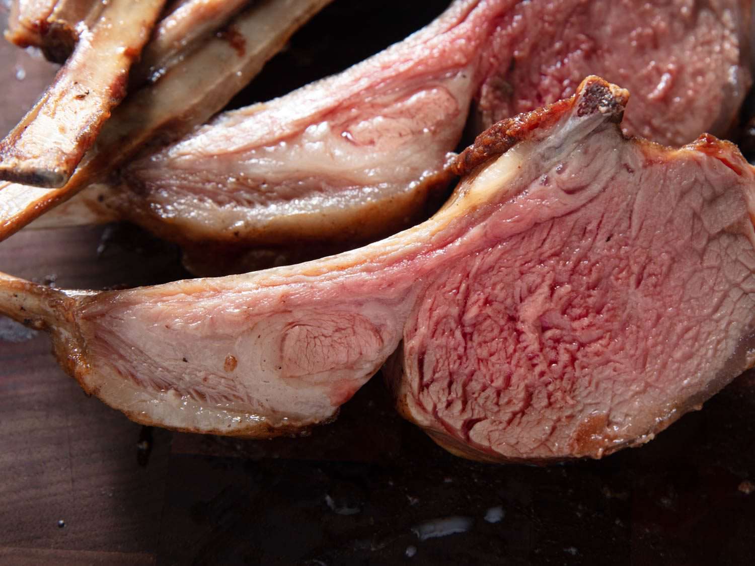 Perfect medium racks of lamb.