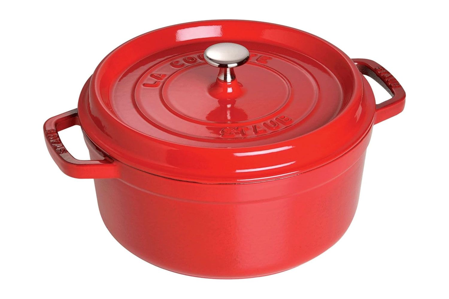 Staub Cast Iron Dutch Oven 5.5-Quart Round Cocotte