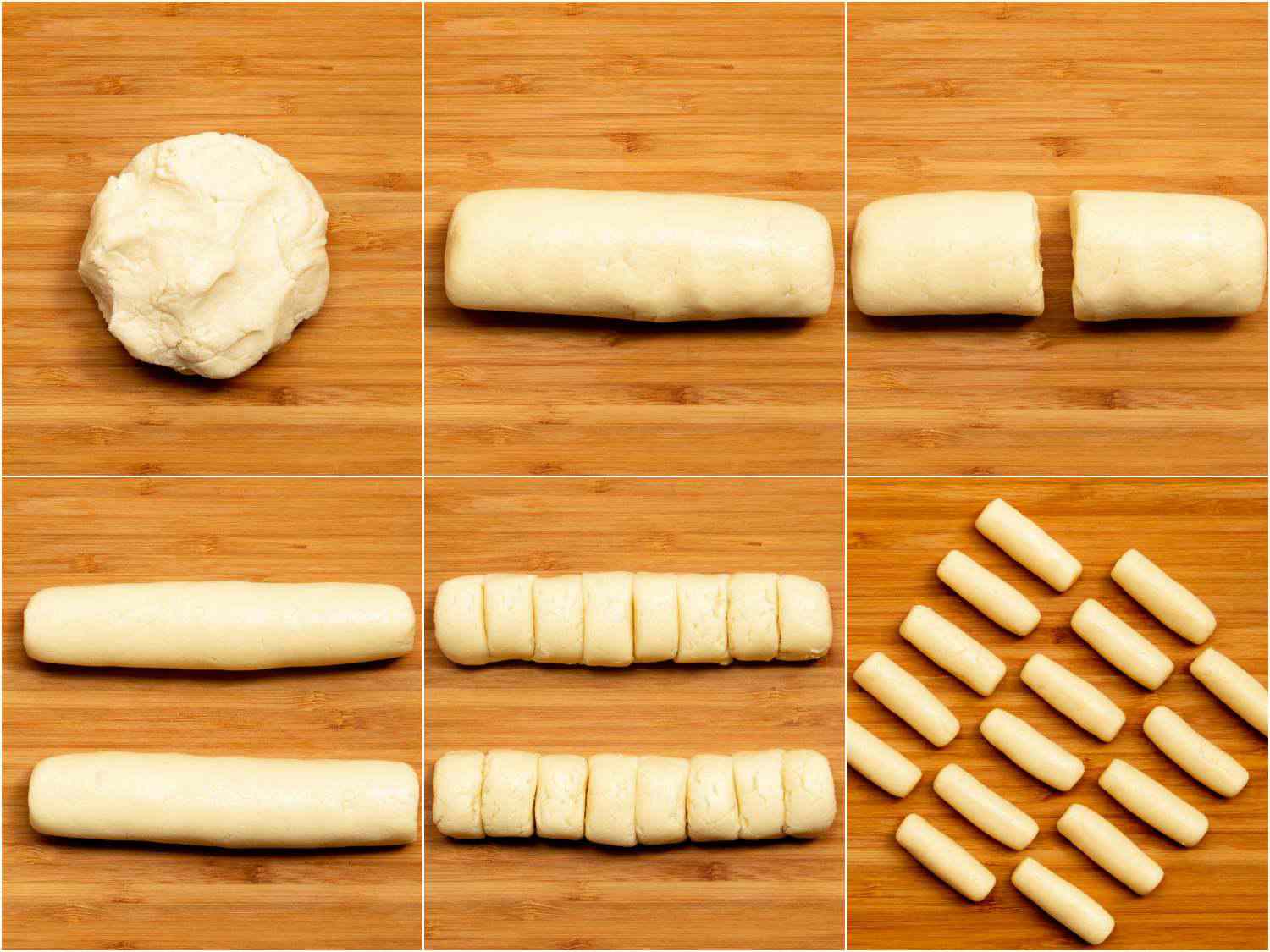 collage: forming the pastillas de leche