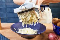 mashing potatoes in the norpro ricer